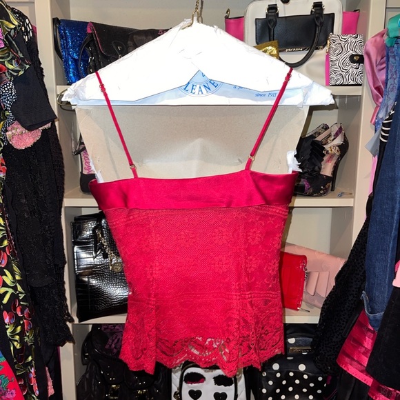 Betsey Johnson Lace Bow Top - Picture 3 of 4